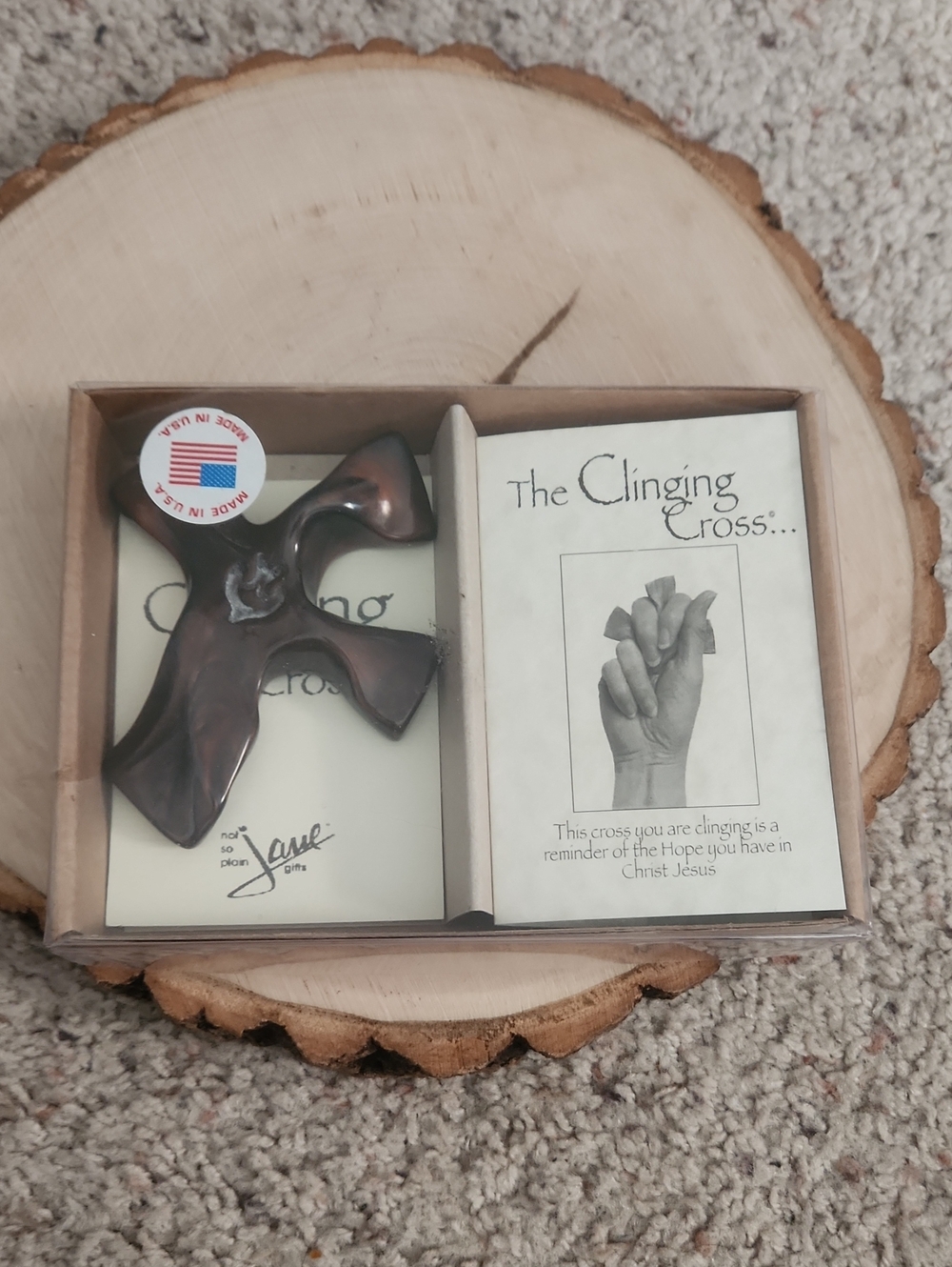 The Clinging Cross Wood By Not So Plain Jane
